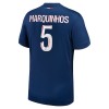 Maglia ufficiale Paris Saint Germain Marquinhos 5 Casa 2024-25 per Uomo